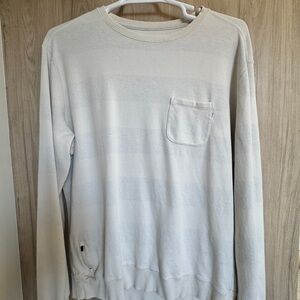 Vuori Men's Cream Crewneck Sweater